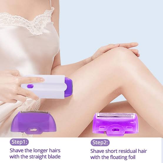 Finishing Touch Yes Hair Remover Rechargeable Painless Facial & Body Hair Removal Device