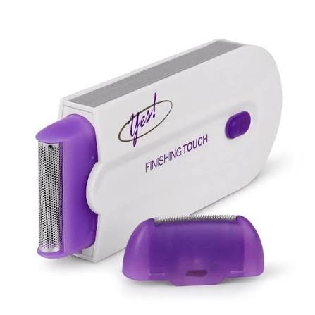 Finishing Touch Yes Hair Remover Rechargeable Painless Facial & Body Hair Removal Device