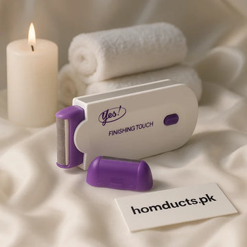 Finishing Touch Yes Hair Remover Rechargeable Painless Facial & Body Hair Removal Device