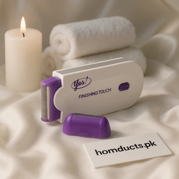 Finishing Touch Yes Hair Remover Rechargeable Painless Facial & Body Hair Removal Device