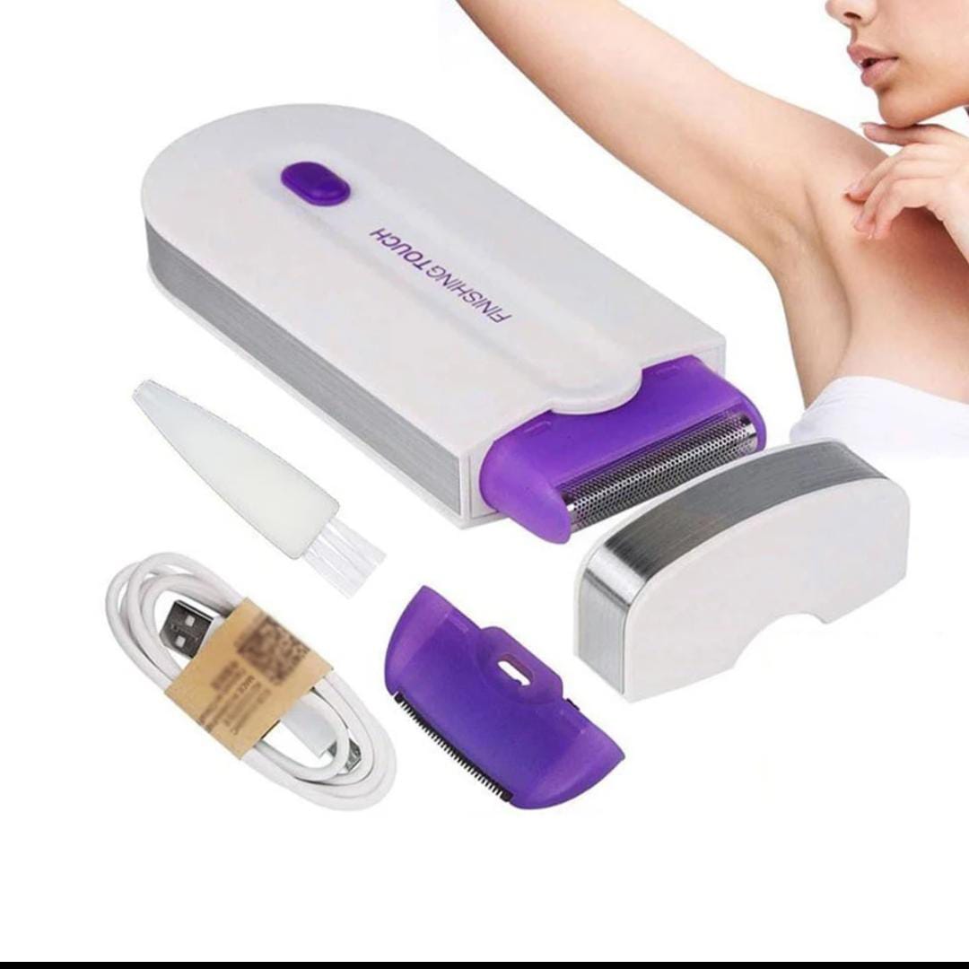 Finishing Touch Yes Hair Remover Rechargeable Painless Facial & Body Hair Removal Device
