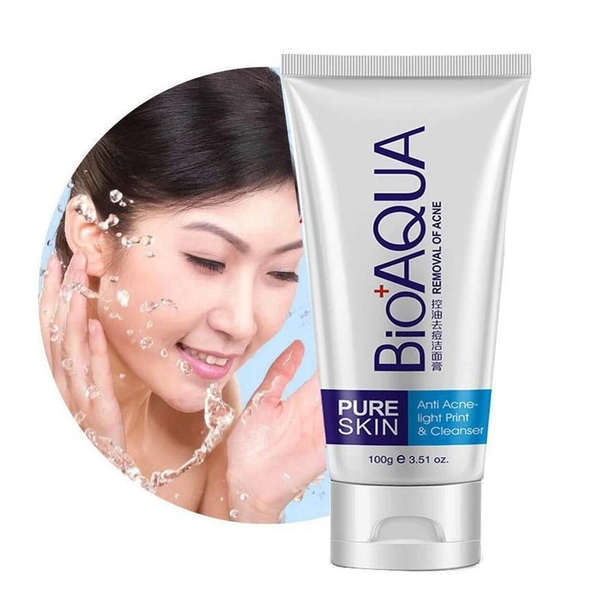 BIOAQUA Skin Care Removal of Acne Cleanser