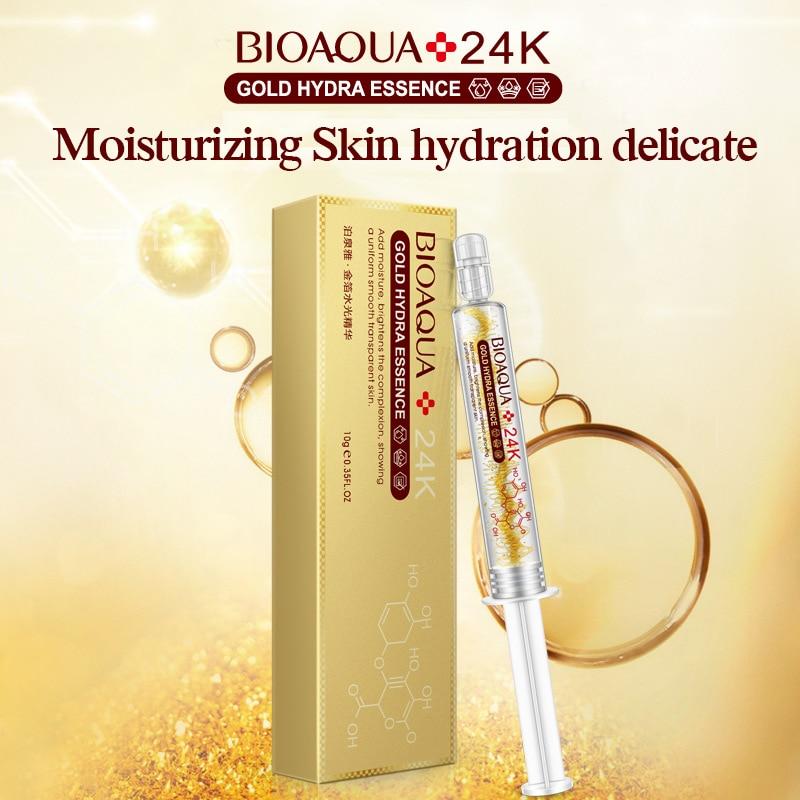 BIOAQUA 24K Gold Anti-aging Injection Serum Hydra Essence - Collagen Anti Wrinkle Face Liquid Serum