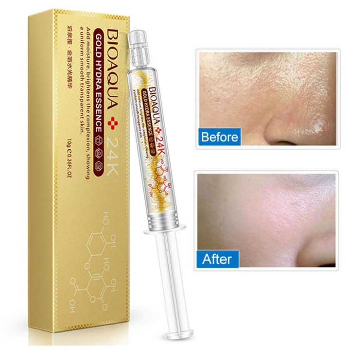 BIOAQUA 24K Gold Anti-aging Injection Serum Hydra Essence - Collagen Anti Wrinkle Face Liquid Serum