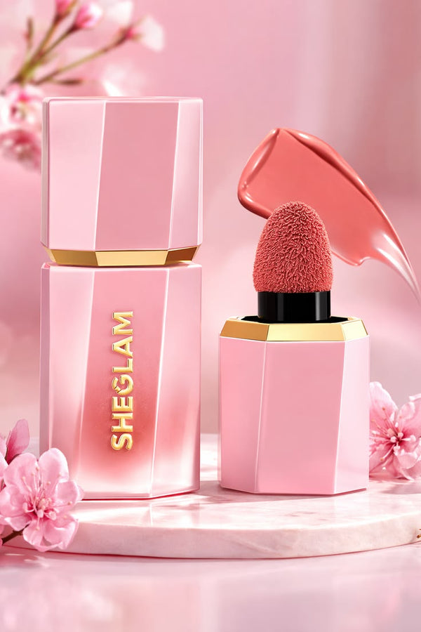 SHEGLAM Color Bloom Liquid Blush Matte Finish-Risky
