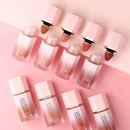 SHEGLAM Color Bloom Liquid Blush Matte Finish-Risky